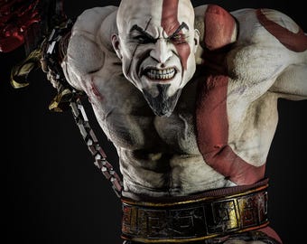 Kratos – The Ghost of Sparta | Statue & Bust STL Collection