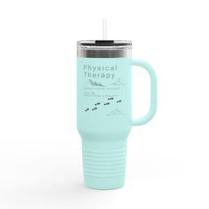 Physical Therapy 40 oz Mug - Healing is a Journey not a sprint