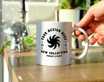 Coffee Mug Mockup, Boho mockup, 11oz White Mug Mockup, JPG PSD Mock up, Styled Stock Photo, Digital Download, Canva Mockups