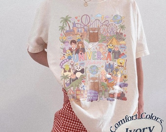 Universal Studios 2026 Shirt, Retro Disneyworld Tee, Universal Trip Shirt, Disney Family Vacation Shirt, Comfort Colors Disney Group Shirt