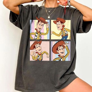 Rutig skjorta med komfortfärger, Disneyworld-familjesemestertröja, Disney-figurer-tröja, Magic Kingdom Disney-barntröja bild 7