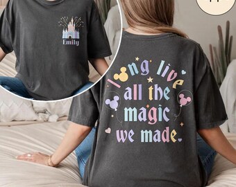Vintage Disney Long Live All The Magic We Made Shirt, Retro All the Magic Tee, The 1971 Castle, Magic Kingdom, Disney Castle Shirt, WDW Tee