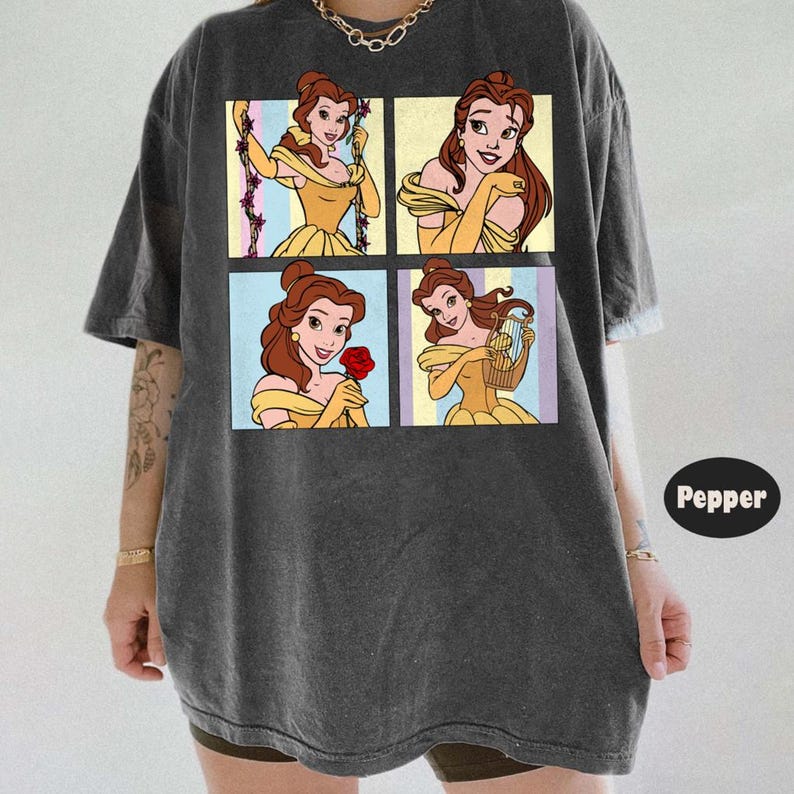 Rutig skjorta med komfortfärger, Disneyworld-familjesemestertröja, Disney-figurer-tröja, Magic Kingdom Disney-barntröja bild 12