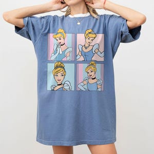 Rutig skjorta med komfortfärger, Disneyworld-familjesemestertröja, Disney-figurer-tröja, Magic Kingdom Disney-barntröja bild 9