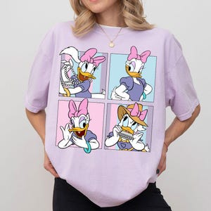 Rutig skjorta med komfortfärger, Disneyworld-familjesemestertröja, Disney-figurer-tröja, Magic Kingdom Disney-barntröja bild 13