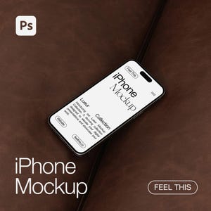 iPhone Screen Mockup, Phone Mockup, iPhone Mockup for Web Designers & Creators, Phone Screen Mockup, iPhone Template, Smartphone Mockup PSD