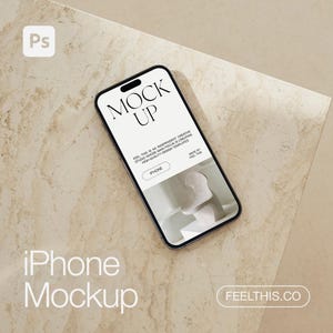 iPhone Mockup, iPhone Mockup, iPhone Screen Mockup, Smartphone Mockup, Instagram Mockup, Modern iPhone Mockup, Social Media, Phone Mockup