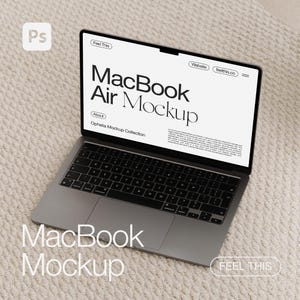 Macbook Mockup for Web Designers and Creators | Aesthetic Laptop Mockup | Etsy Listing Mockup | Website Mockup