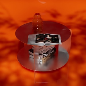 TRETAKT – Minimalist Aluminium Coffee Table | Scandinavian Japanese Design | Durable Eco Friendly Metal Furniture