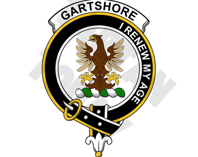 Gartshore Tartan Crest House Flag