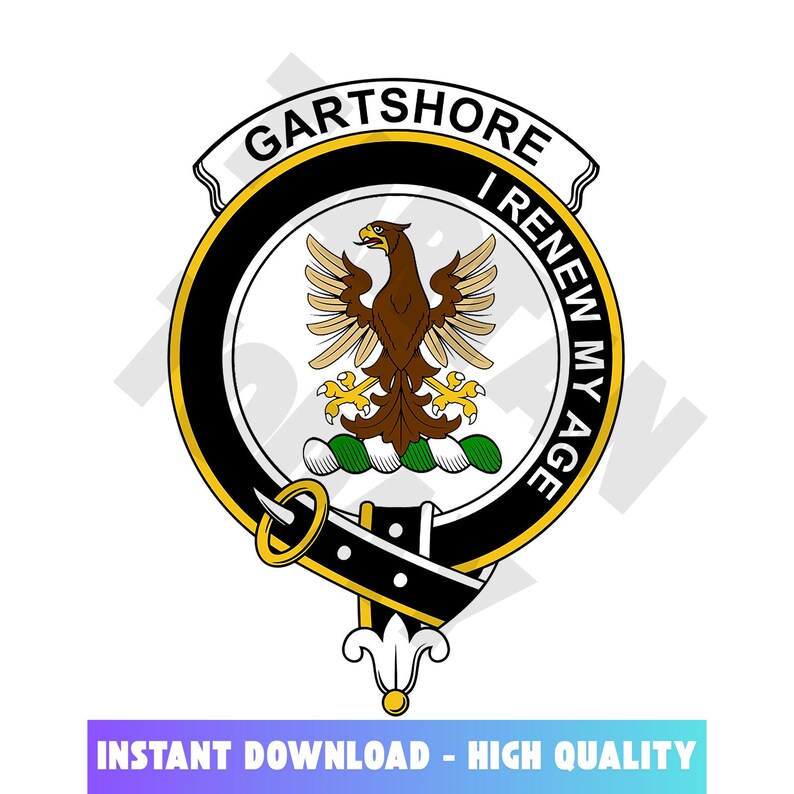 Gartshore Tartan Crest Men's Short - Cross Style