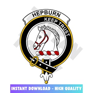 Hannay Tartan Clan Crest, Badges, Heraldry, Clans, Family Scotland PNG, Digital ClipArt High Quality