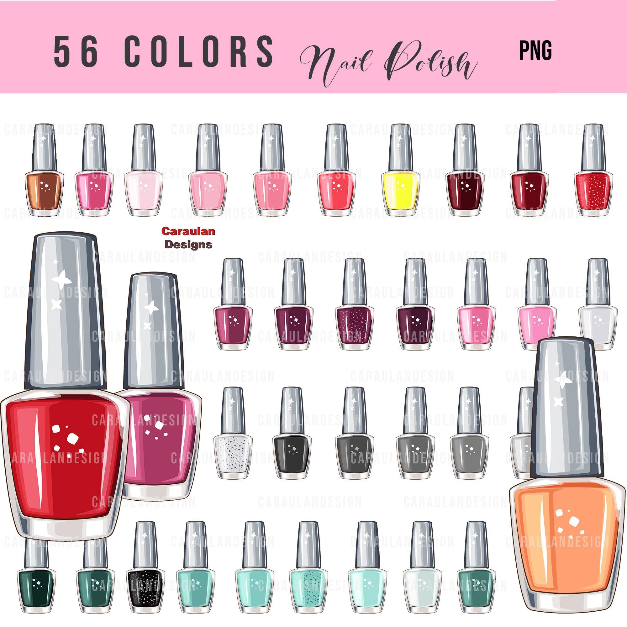 Nail Polish PNG, Nail Polish illustration, Manicure clipart, Nails clipart, Nail Tech Logo, Nails Clip Art, Nail Planner Clipart, Manicurist