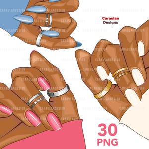 Manicure clipart, Nails clipart, Nail Tech Logo, Dark Skin Hands, Nails Clip Art, Nail Planner Clipart, Hands With Nails, Nail Tech Logo