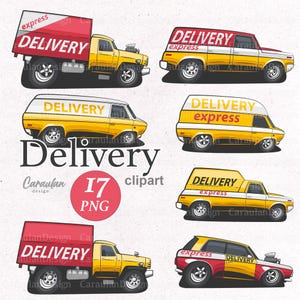 Lieferwagen Clipart, Lieferwagen, Versand Clipart, Lieferwagen PNG, Transport PNG, Logistik Illustration