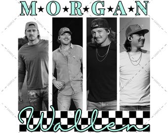 Morgan Wallen PNG, If I'm The Problem Tour 2026, Retro Music Tour Design Country Music