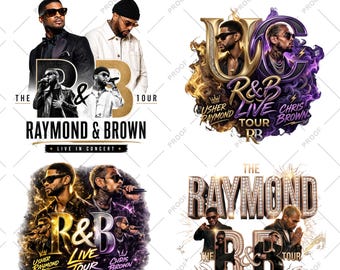 Digital File The R&B Tour 2026 Usher Raymond Chris Brown (Digital Download)