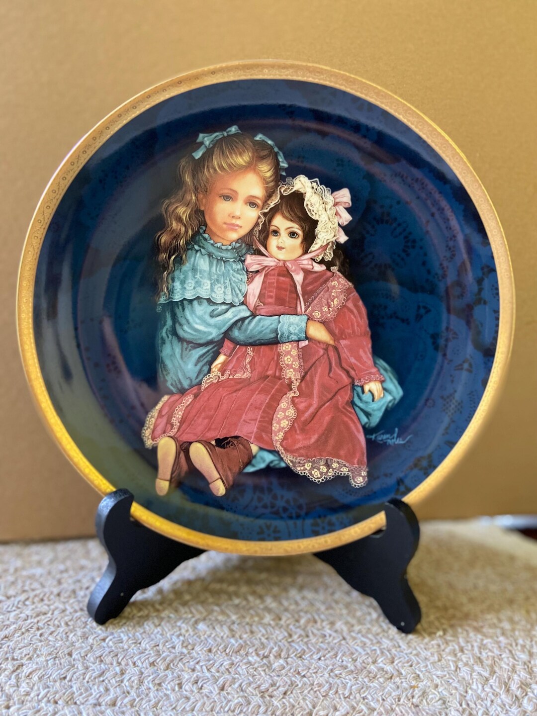 Hamilton Collection Utopia The Hamilton Collection Timeless Friends Plate - Etsy