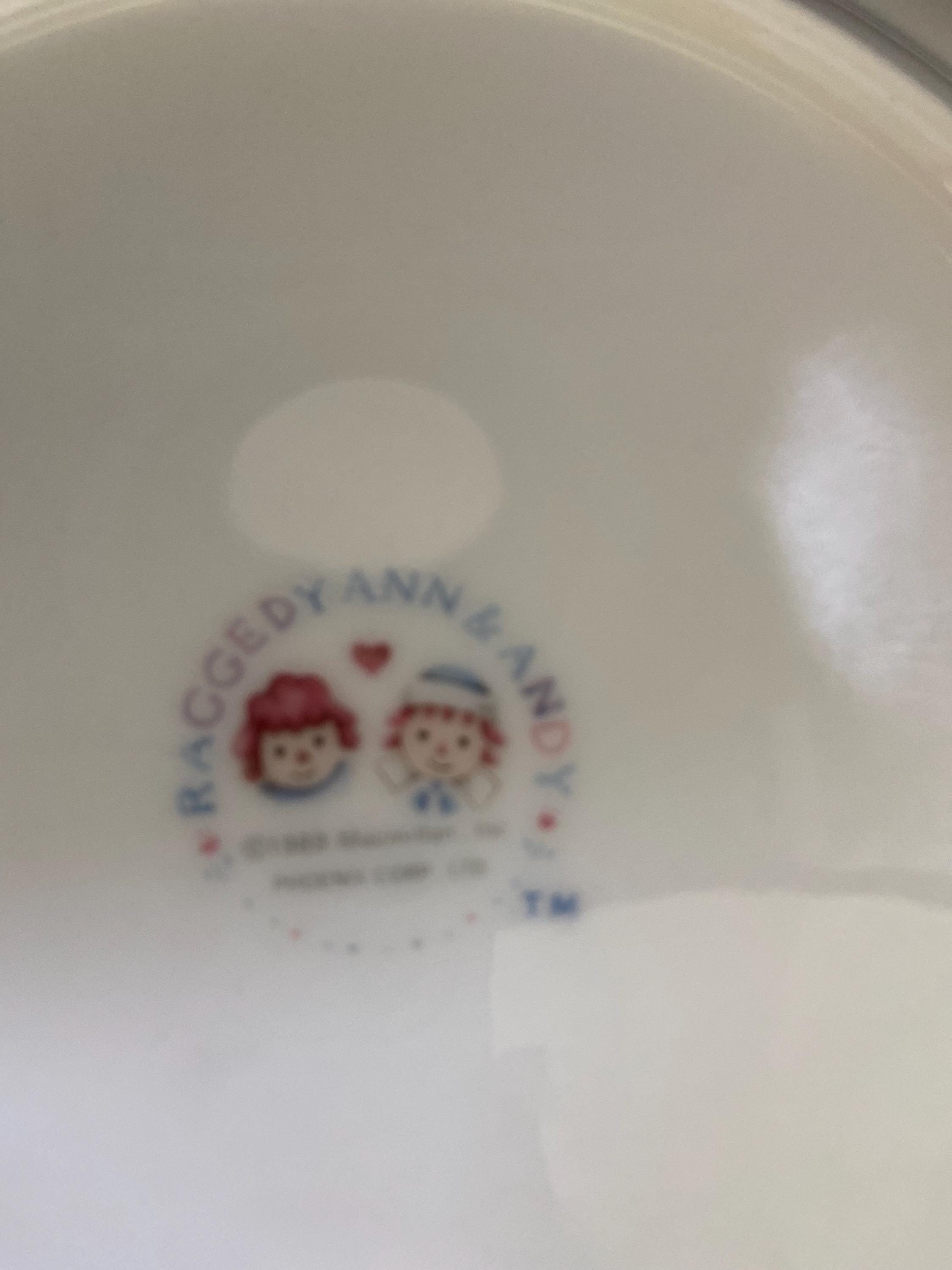 Vintage Raggedy Ann & Andy Plate - Etsy