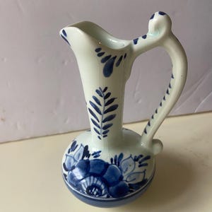 Delft Blue Small Pitcher - Etsy