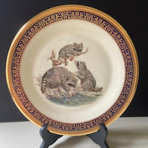 Vintage Lenox Boehm Woodland Wildlife Limited Edition Plate