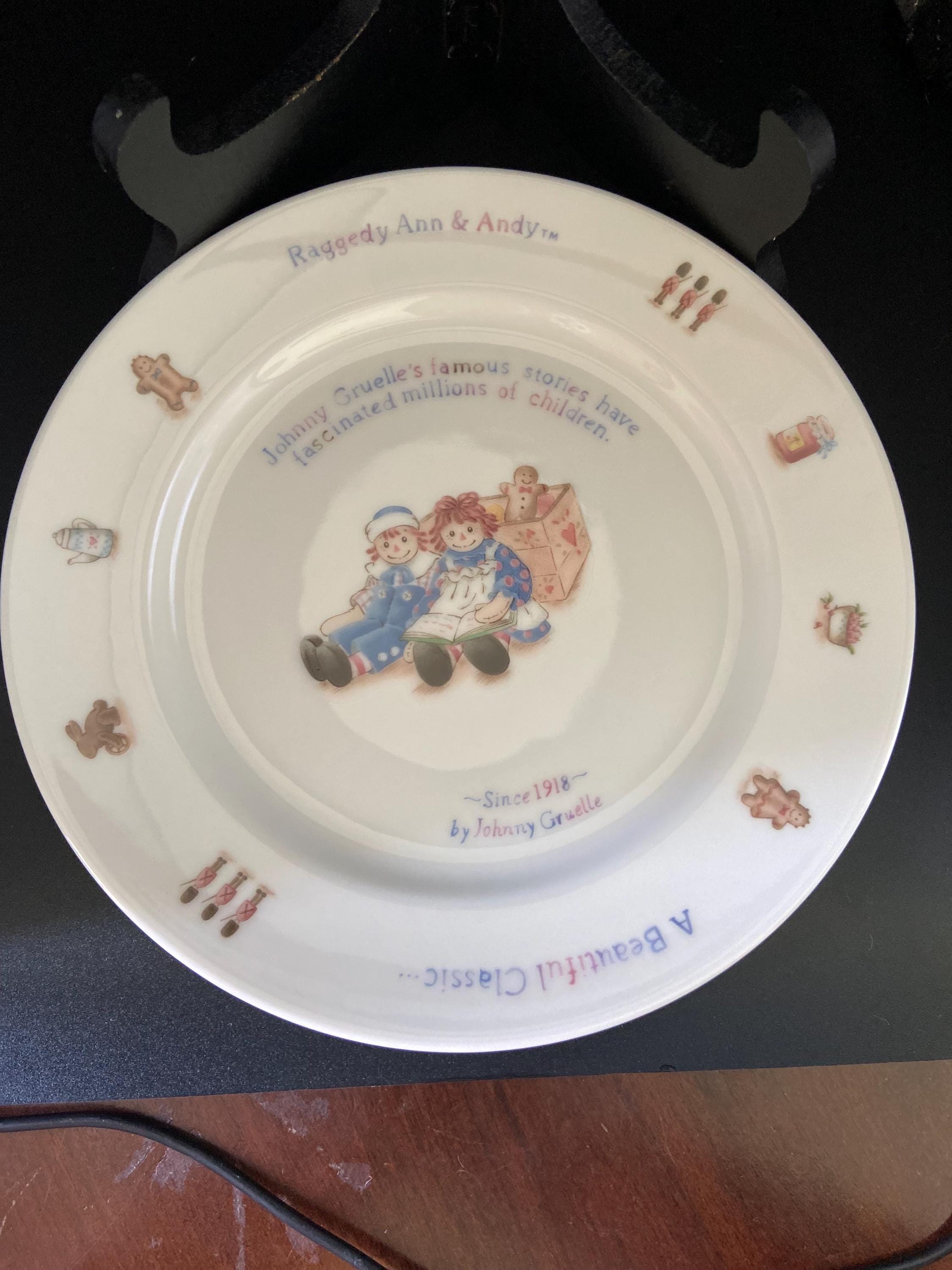 コレクション 2002Raggedy Ann &Andy Limited Year Plate Vintage Raggedy Ann & Andy Plate - Etsy