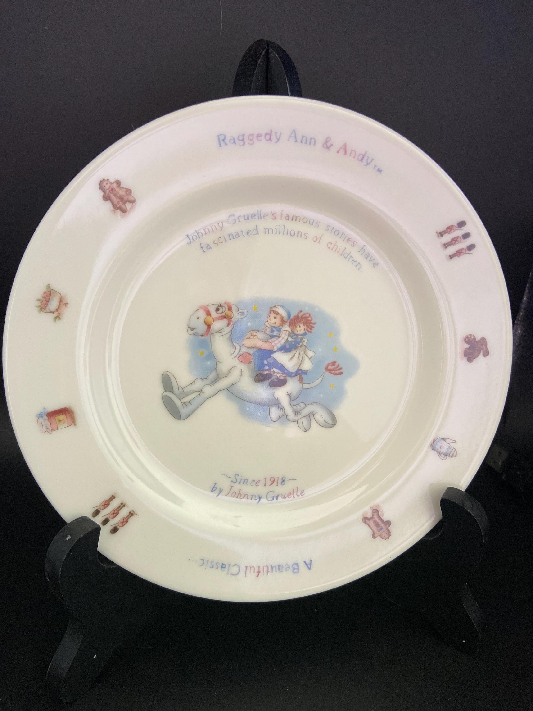 Raggedy Ann and Andy Plate - Etsy