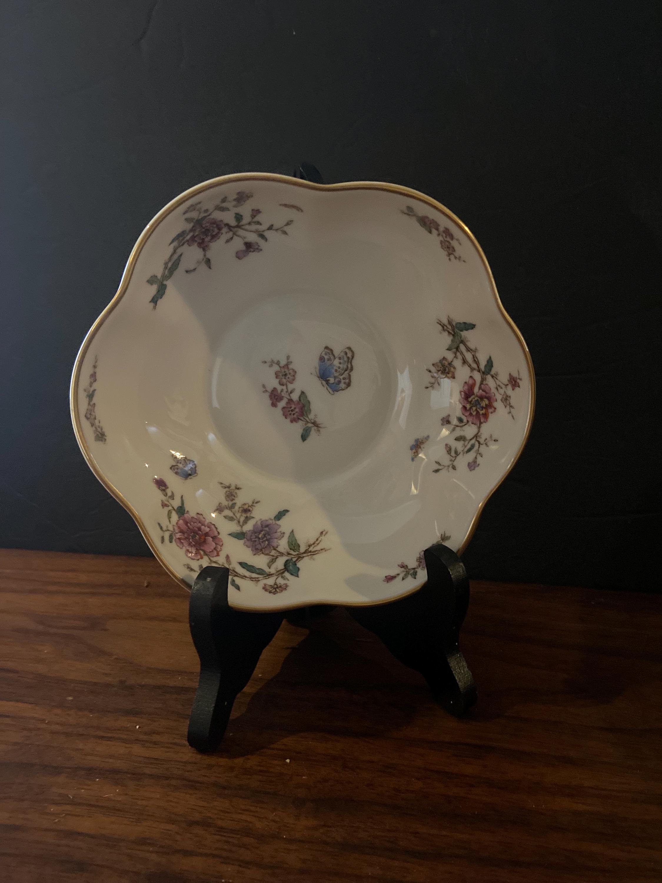Vintage Gorham Secret Garden Scalloped Bowl - Etsy