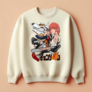 Sweat à Capuche Chainsaw Man - Manga Anime Streetwear Homme Femme