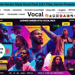 Ultimate Harder-Style Vocal Pack: 11K+ Files, Serum Presets, MIDI