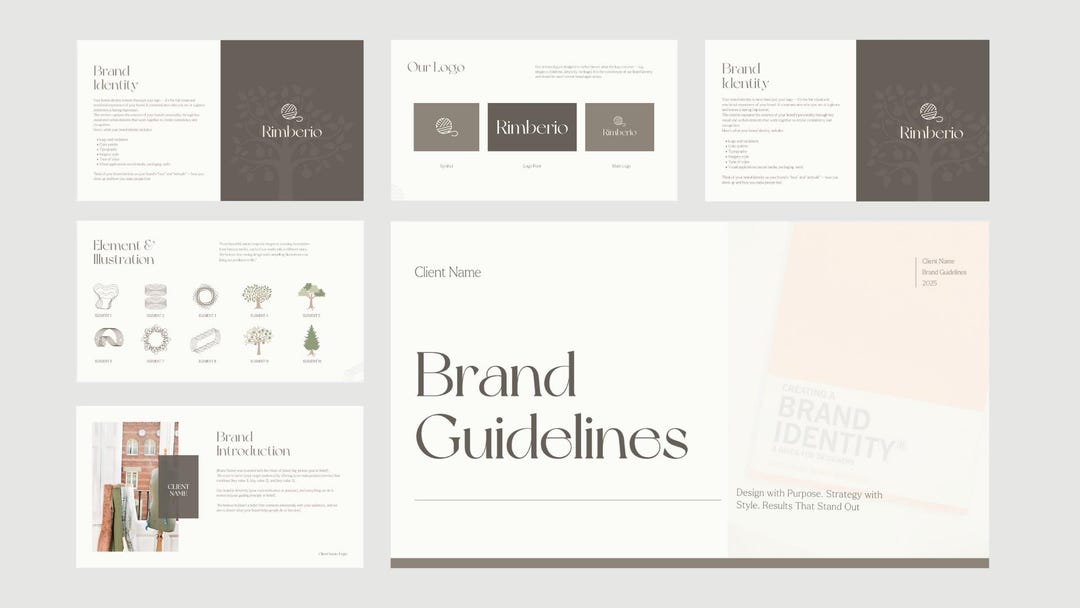 Editable Brand Guidelines Template for Canva | Strategic Brand Identity ...