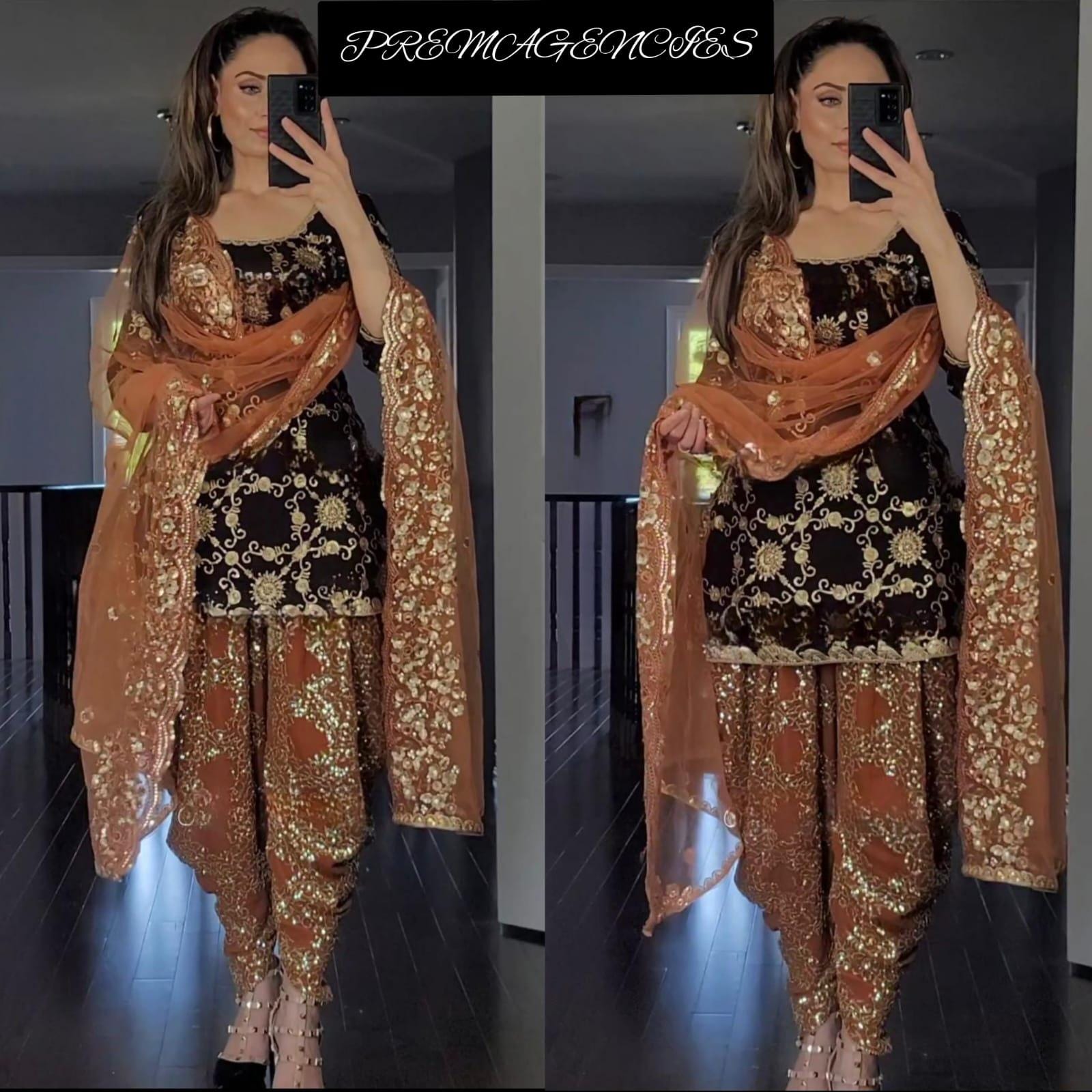 Beautiful Three-Piece Wedding Kurta Dhoti Outfit Wedding Season Style with a Western Twist Elegant Stylish for Trendy Wedding Occasions