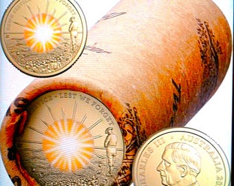 Dawn Service - Lest We For Get, ANZAC Collectible Two Dollar Coin