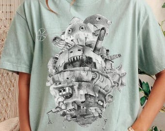 Vintage Howl's Moving Castle Shirt, Sweatshirt, Hoodie, Studio Ghibli Shirt, Howl's Moving Castle Shirt, Studio Ghibli Gift Shirt, Y2K Shirt