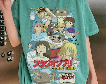 Vintage Studio Ghibli Character Shirt, Sweatshirt, Hoodie, Studio Ghibli Shirt, Studio Ghibli Gift Shirt, Y2K Shirt