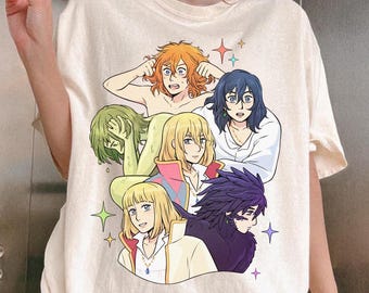 Vintage Howl's Moving Castle Shirt, Sweatshirt, Hoodie, Studio Ghibli Shirt, Howl's Moving Castle Shirt, Studio Ghibli Gift Shirt, Y2K Shirt