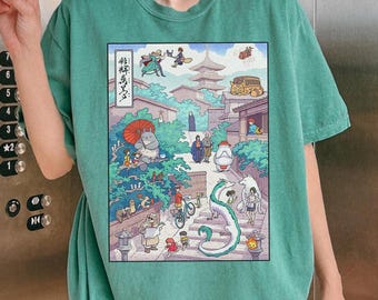 Camiseta vintage de Studio Ghibli, sudadera, sudadera con capucha, camiseta de Studio Ghibli, camiseta de Studio Ghibli, camiseta de regalo de Studio Ghibli, camiseta Y2K