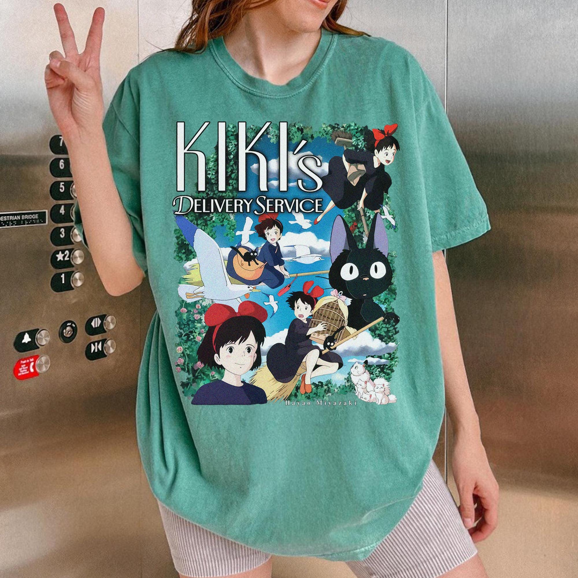 トップス Kiki's Delivery Service Anime tee Kikis Delivery Service T Shirt - Etsy