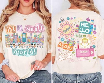 2-Sided Fantasyland Park It's A Small World T-Shirt, The Happiest Cruise That Ever Sailed Tee, Aloha Gunten Tag, WDW Disneyland Holiday 2026