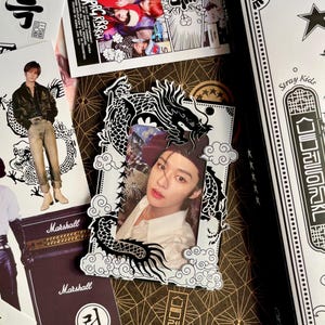 SKZ 5-Star Dragon Poca-Halter, Stray Kids-Fotokartenhalter, K-Pop-Kartenhalter, K-Pop Geschenkidee, Geschenk für Aufenthalt
