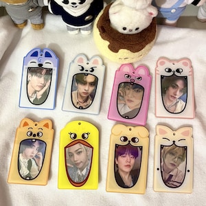 2 Seiten SKZ Hungry Angry Skzoo Poca Halter, Stray Kids Fotokartenhalter, K-Pop Kartenhalter, K-Pop Geschenkidee, Geschenk für Aufenthalt