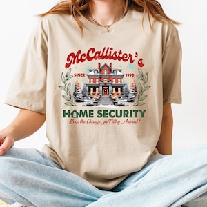 McCallister Home Security Shirt, Christmas Movie Sweater, Funny Christmas Shirt, McCallister Shirt, Christmas Gift, Xmas Movie
