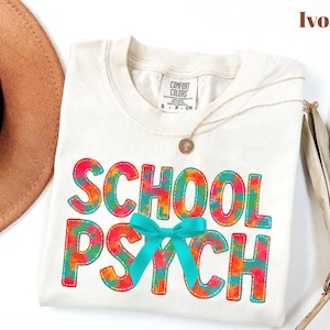 Comfort Colors® School Psychologist Shirt, Registered Psychologist, Gift For School Psych, Back To School Gift, School Mental Health Shirts