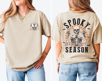 pooky Skeleton Shirt, Spooky Season Shirt, Spooky TShirt, Halloween Shirts, Halloween Gift, Skeleton T-Shirt, Halloween Skeleton Tee