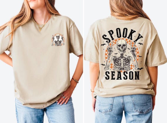 pooky Skeleton Shirt, Spooky Season Shirt, Spooky TShirt, Halloween Shirts, Halloween Gift, Skeleton T-Shirt, Halloween Skeleton Tee