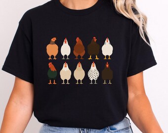 Chicken Shirt, Thanksgiving Shirt, Christmas Sweatshirt, Gifts for Mom, Holiday Sweatshirt, Trending Now, Gifts for Sister