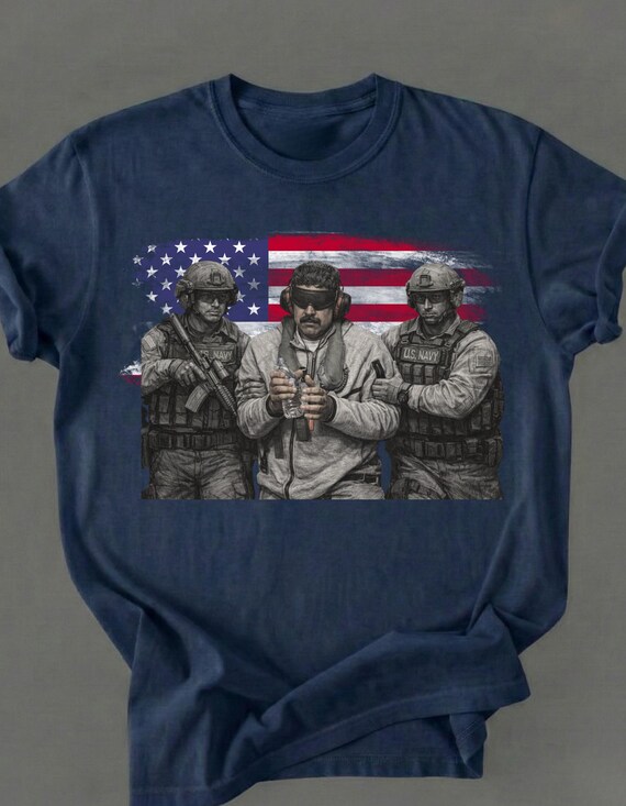 Venezuela Libre Shirt, Captured Live Maduro Graphic Crewneck, Venezuelan Freedom Protest Shirt