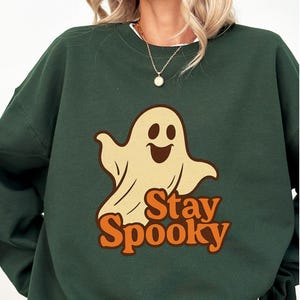 Halloween Ghost Sweatshirt, Cute Ghost Shirt, Womens Halloween Shirt, Cute Fall Shirt, Spooky Season Shirt, Gift For Halloween