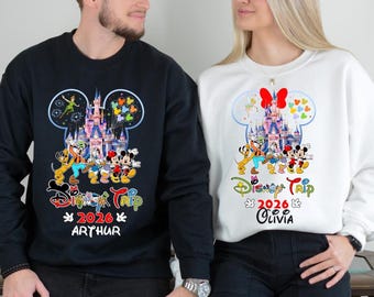 Custom Disney Trip 2025 Shirt, Disney Trip shirt, Disney Family Vacation Shirt, Disney Family Matching Shirt, disney world family shirt 2025