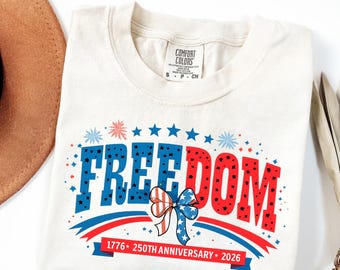 Maglietta Comfort Colors® 250° anniversario dell'America, felpa 250 anni USA, maglietta We The People, festa dell'indipendenza vintage, maglietta patriottica con
